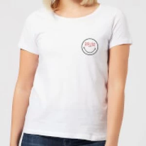 Image of Smiley World Selfie Pocket Smiley Womens T-Shirt - White - XXL