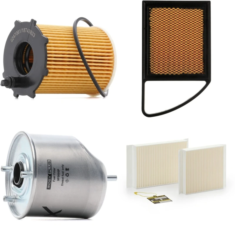 Image of RIDEX PLUS 4055F11662P Filter Set with gasket/seal Filter Set (4055)