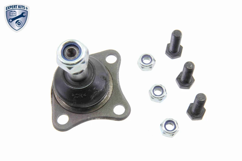 Image of VAICO V24-9593 Ball joint EXPERT KITS +, Lower, with fastening/mounting material Support-/Steering Link (2462)