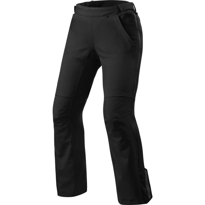 Image of Rev It Berlin H2O Ladies Motorcycle Trousers 44 Black Short (UK 16) Black