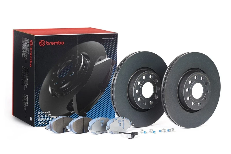 Image of BREMBO Brake discs and pads set BREMBO KT 08 054