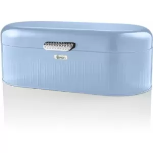 Retro Bread Bin Blue - blue - Swan