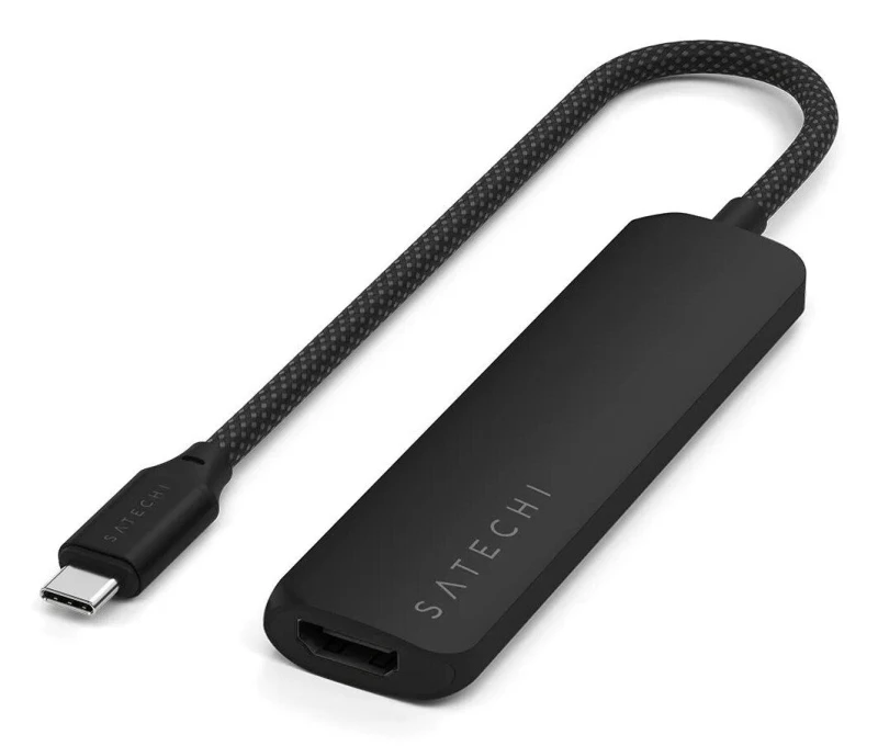 Image of Satechi Satechi ST-P4SK interface hub USB Type-C 10000 Mbps Black ST-P4SK