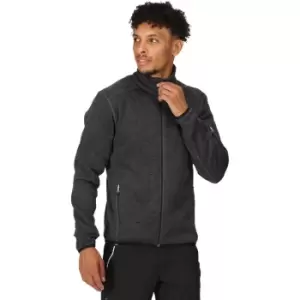 image of Regatta Mens Newhill Full Zip Breathable Fleece Jacket L - Chest 41-42' (104-106.5cm)