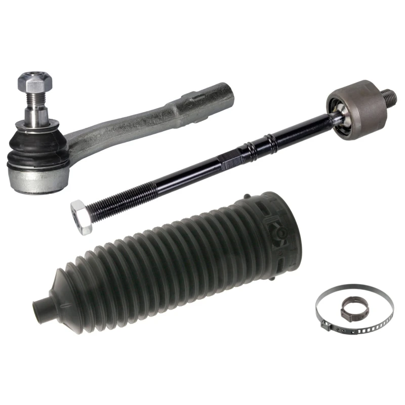 Image of FEBI BILSTEIN 40167 Tie Rod Front Axle Right, with bellow Rod Assembly (284)