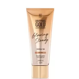 image of SOSU Dripping Gold Gradual Tan Lotion 230g (Various Colours) - Light-Medium