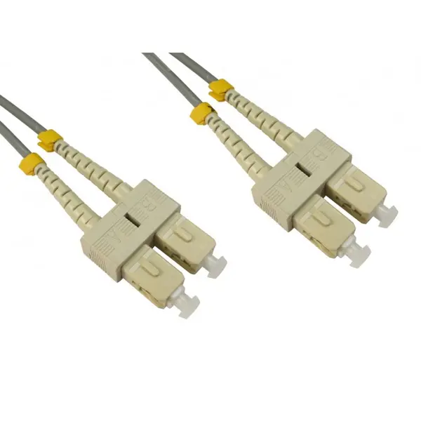 Image of Cables Direct 2m OM1 Fibre Optic Cable, SC - SC (Multi-Mode)