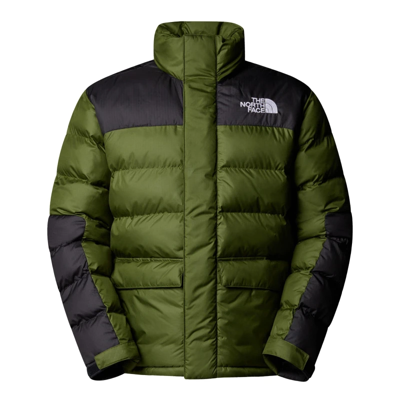 Image of The North Face Mens Limbara Insulated Short Puffer Jacket Woodland Grn male X Large