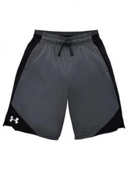 image of Urban Armor Gear Boys Childrens Stunt 2.0 Shorts - Grey/Black, Size 11-12 Years