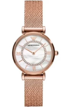 Image of Emporio Armani Gianni AR11320 Women Mesh Bracelet Watch