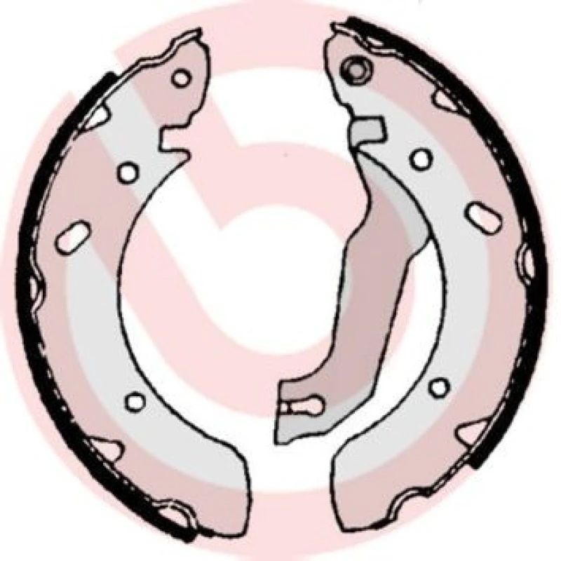 Image of BREMBO Brake Shoe Set BREMBO S 30 504