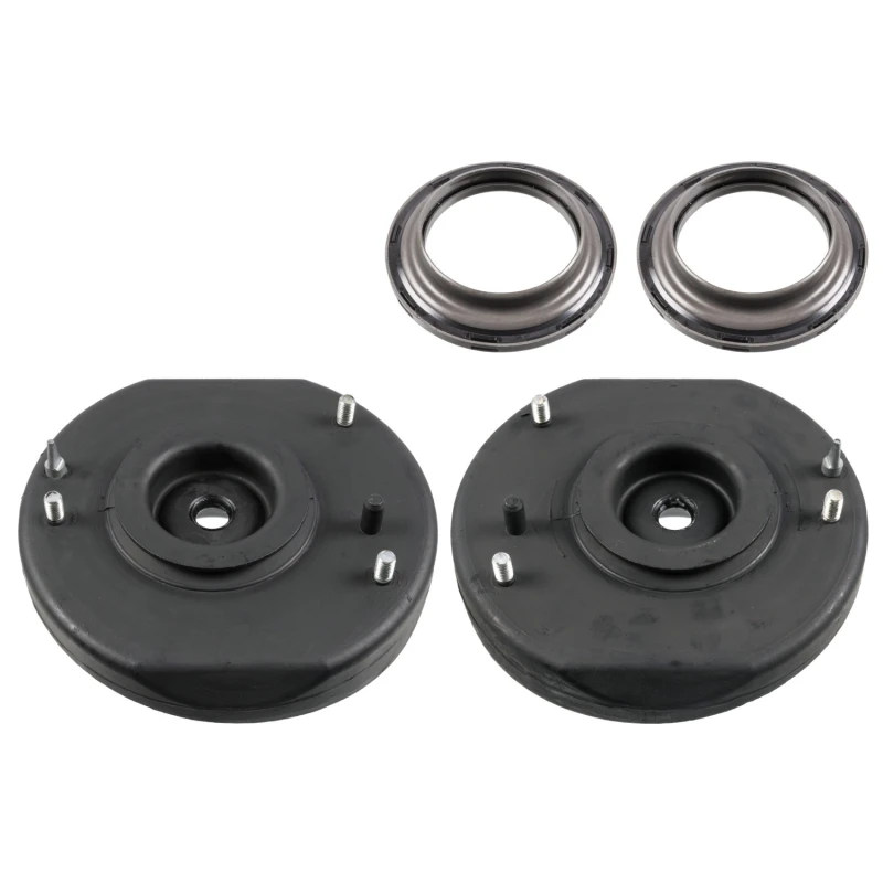 Image of FEBI BILSTEIN 10107 Top strut mount Front Axle, with ball bearing Elastomer Suspension Strut Support Bearing (1180)
