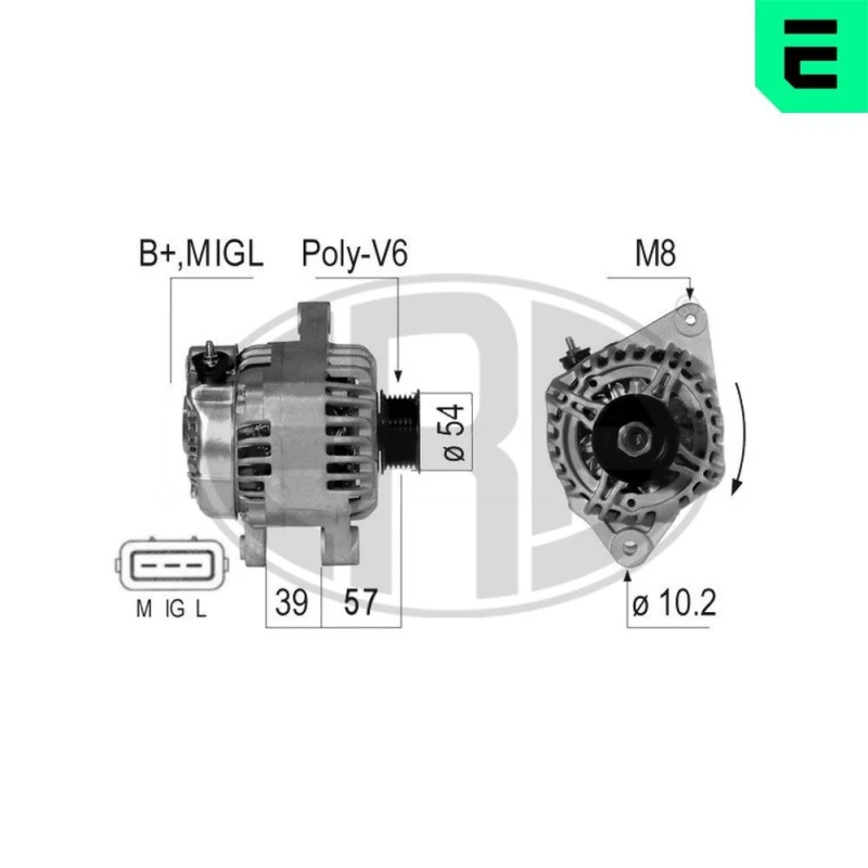 Image of ERA Alternator ERA 210727A