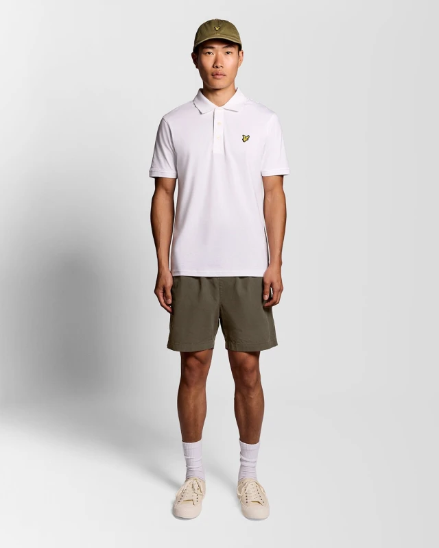 Image of Lyle & Scott Mens Cotton Twill Shorts in Black