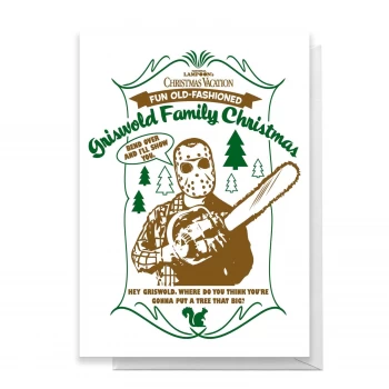 Image of National Lampoon Griswold Family Christmas Greetings Card - Large Card