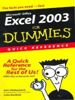 Image of Excel 2003 for Dummies by John Walkenbach Book