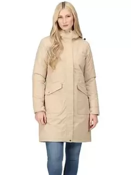 Image of Regatta Romine Waterproof Insulated Jacket - Beige, Beige, Size 12, Women
