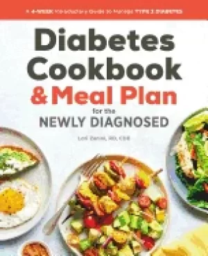 Image of diabetic cookbook and meal plan for the newly diagnosed a 4 week introducto