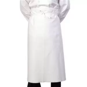 Image of BonChef 36" Chef/Bar Apron (One Size) (White)