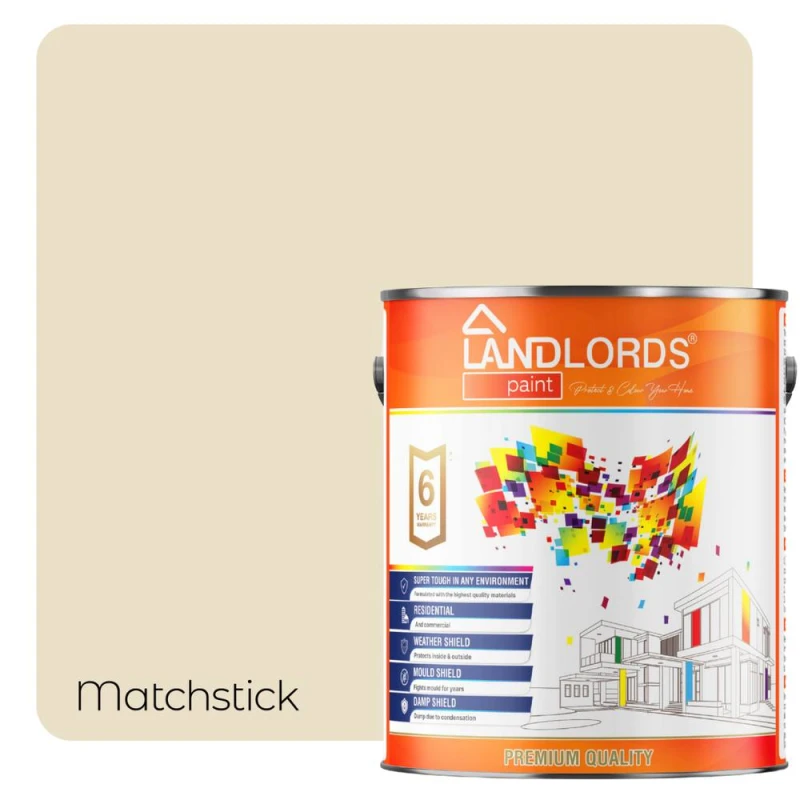 Image of LANDLORDS PAINT One Coat Paint - 20L in Matchstick Matchstick Unisex 20L