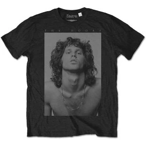 Image of The Doors - Jim Beads Boyfriend Unisex Large T-Shirt - Black