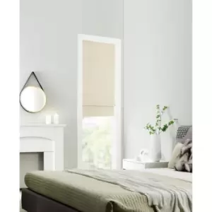 Image of Melrose Natural Blackout Roman Blinds 60 x 140cm