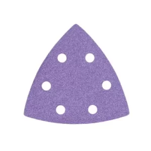 Image of Zirconium Delta Sanding Sheets 93mm 40G (Pack 10) TREABOSC40Z