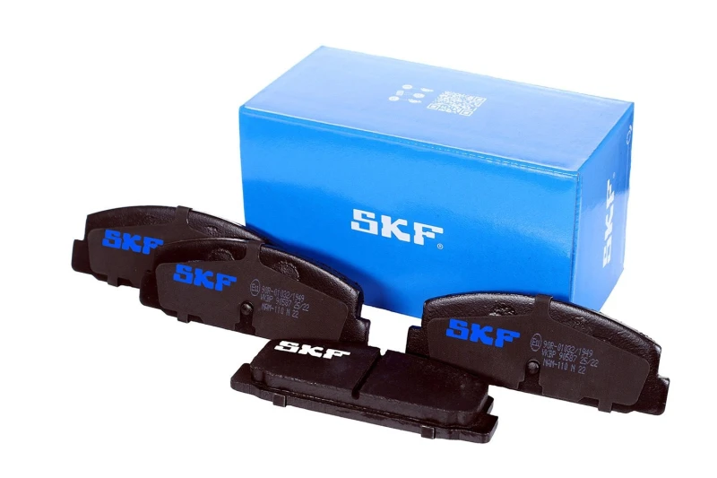 Image of SKF VKBP 90587 Brake pad set not prepared for wear warning indicator Brake Pad Set,disc brake (402)