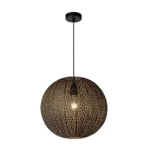 Image of Tahar Oriental Pendant Light - 1xE27 - Black