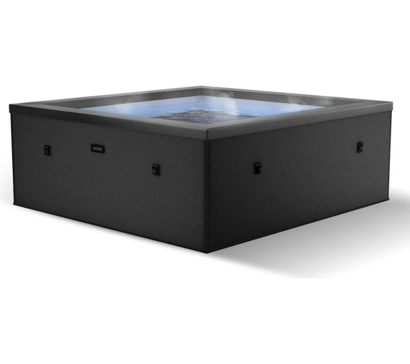 Image of WAVE Garda Eco Foam Smart Hot Tub - Charcoal Black 5061039892368