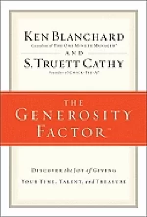 Image of generosity factor discover the joy of giving your time talent and treasure