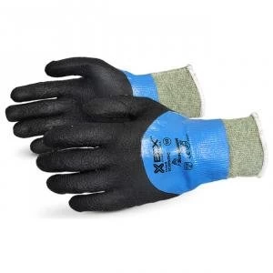 Image of Superior Glove Emerald Cx Liquid Proof KevlarWireCore 10 Black Ref