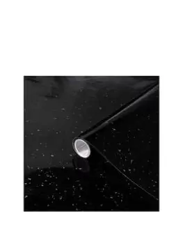 Image of D-C-Fix Black Granite Quartz Self Adhesive Vinyl Wrap Film - 67.5Cm X 15M