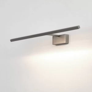 Image of LED 1 Light Large Picture Wall Light Matt Nickel