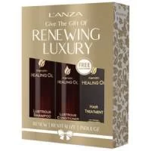 image of L'Anza Christmas 2021 Keratin Healing Oil Trio