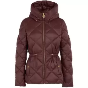 Image of Barbour International Napier Quilted Jacket - Red