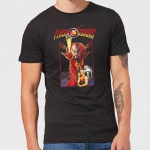 Image of Flash Gordon Retro Movie Mens T-Shirt - Black - 3XL - Black