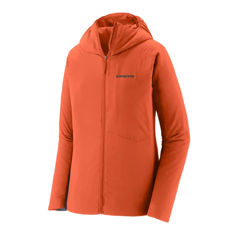 Image of Womens zip-up hoodie Patagonia Nano-Air Orange Female M