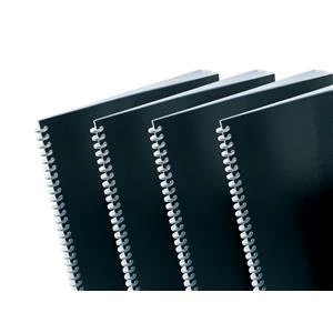 image of Original GBC PolyCovers A4 Opaque Binding Covers Polypropylene 300 Micron Black 1 Pack fo 100 Binding Covers