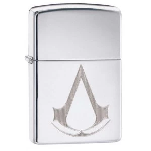 Image of Zippo Assassins Creed Crest High Polish Chrome Finish Windproof Lighter