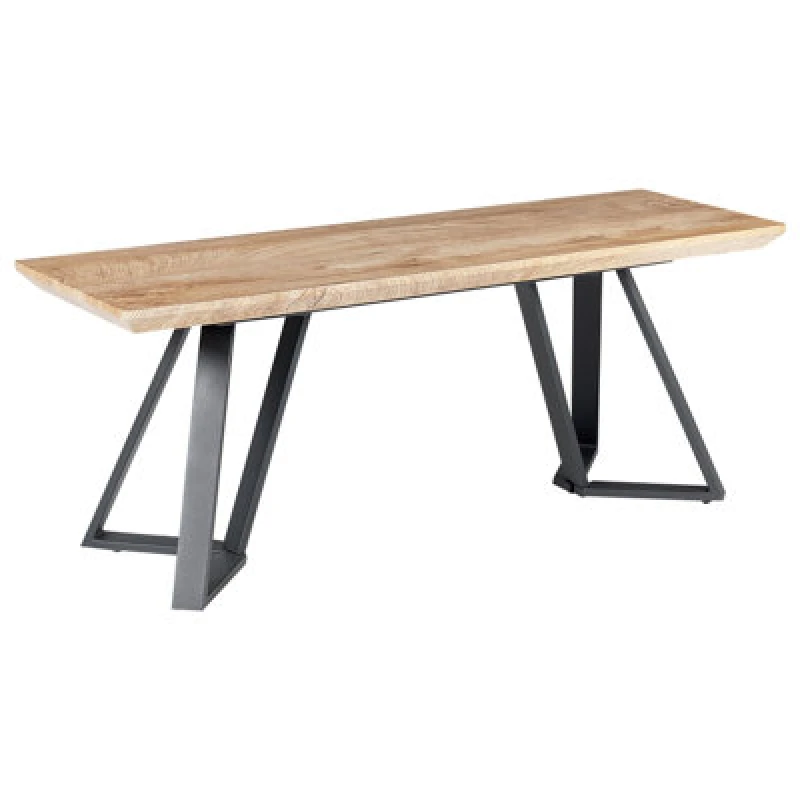 Image of Beliani Bench Upton Light Brown