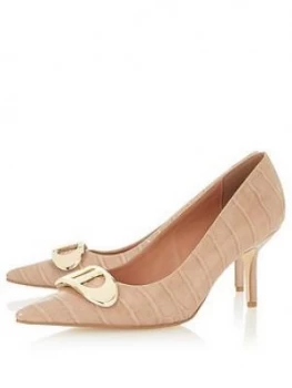 image of Dune London Brioni 2 Heeled Shoe - Camel