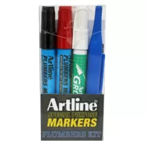 image of Artline Expr Plumbers W4 Ekpr Plumbers Pack W4 Assorted