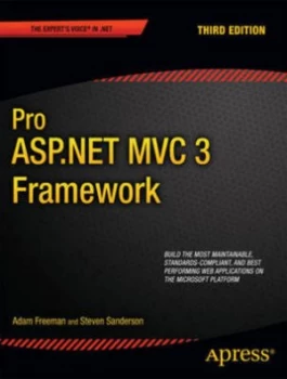 Image of Pro Asp.Net Mvc3 Framework by Adam Freeman Paperback