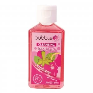 image of Bubble T Hand Cleansing Gel - Raspberry 50ml