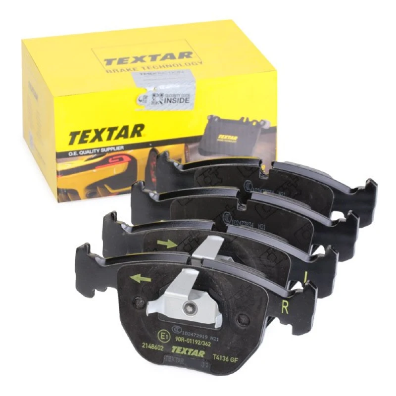 Image of Brake pad set TEXTAR 2148602