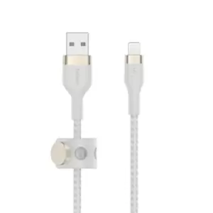 Image of Belkin CAA010BT3MWH USB cable 3m USB A USB C/Lightning White