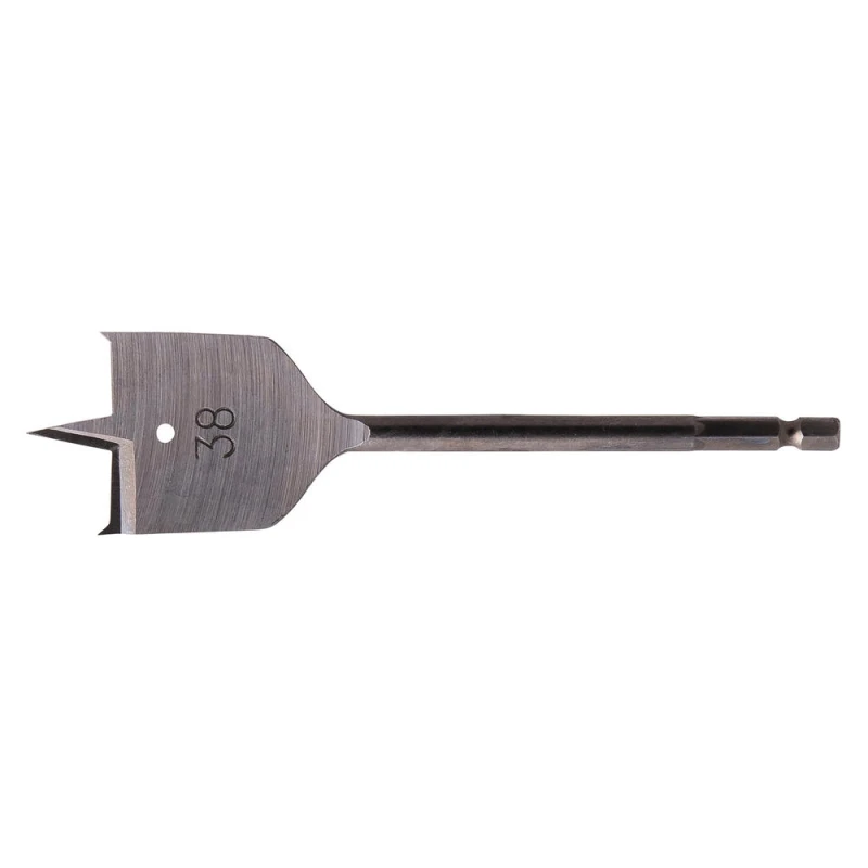 Image of Makita 1/4" Hex Shank Flat Wood Drill Bit E-17354 Diameter: 38mm