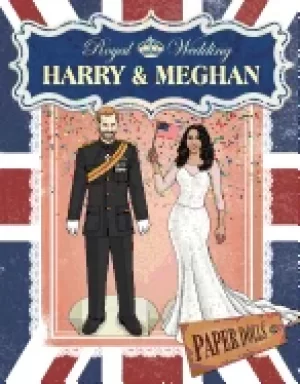 Image of royal wedding harry and meghan paper dolls