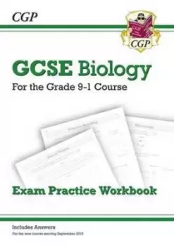 Image of New Grade 9-1 GCSE Biology Exam Practice Workbook with answers by